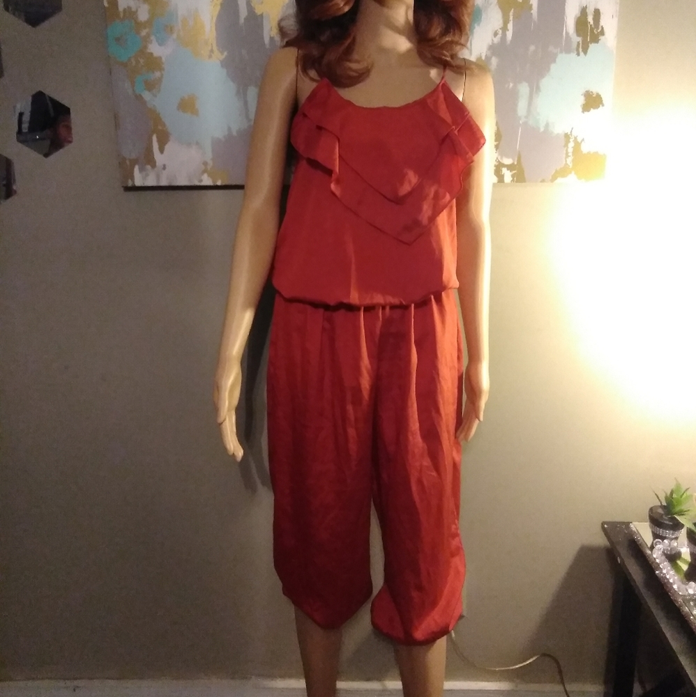 Spaghetti strap jumpsuit